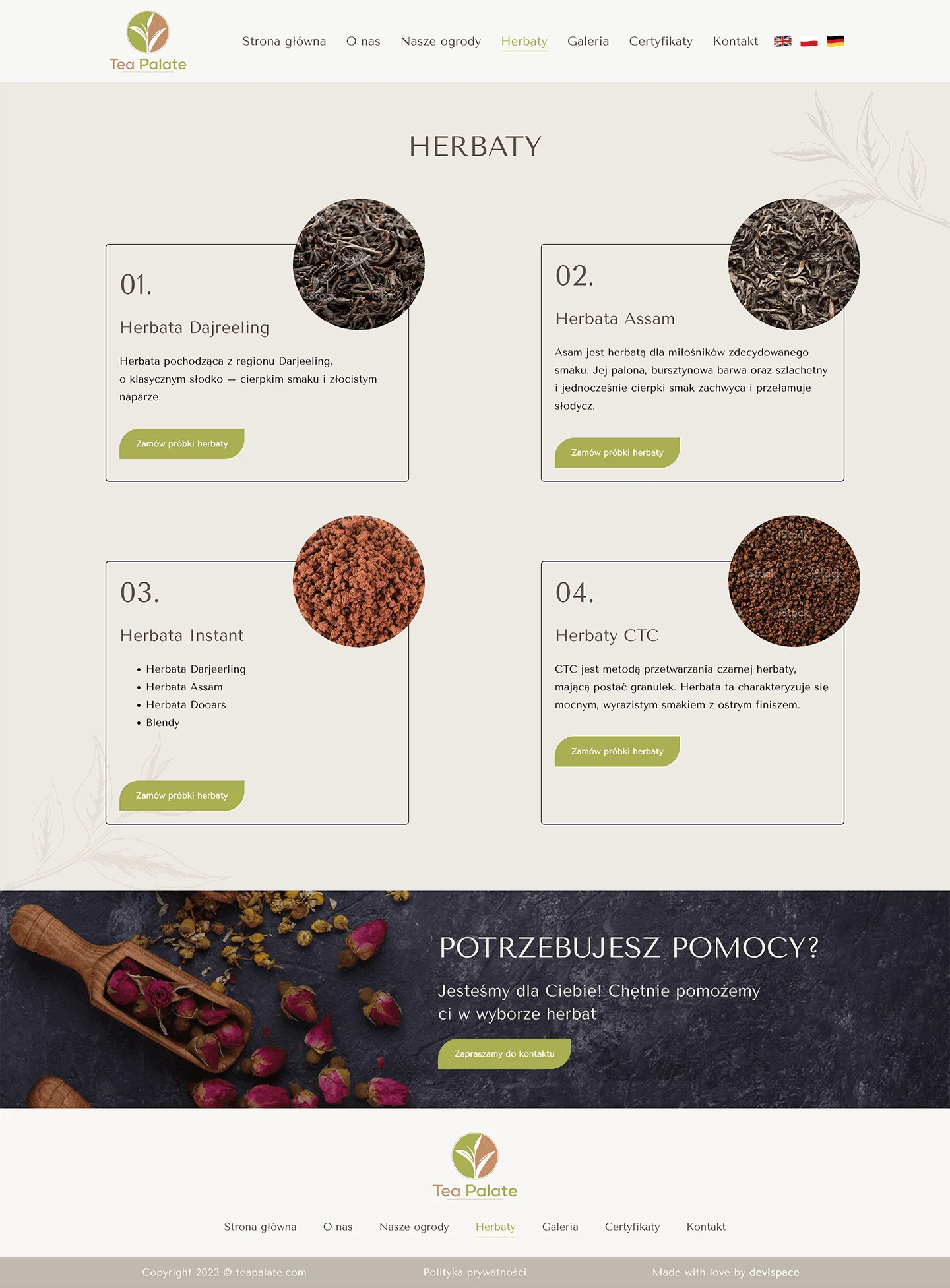Tea Palate